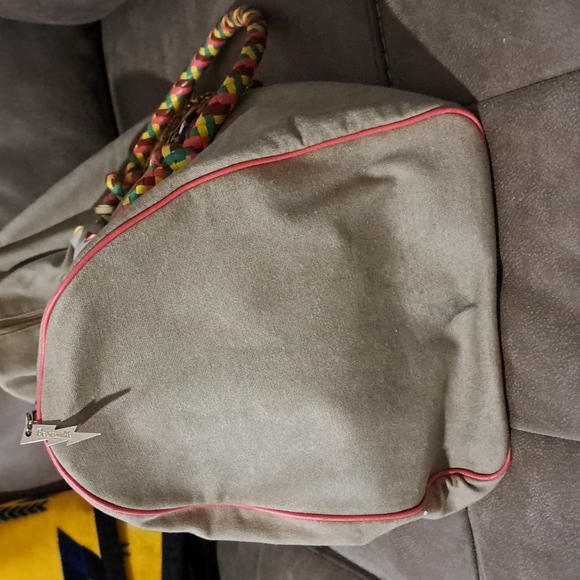 Betsey Johnson Horseshoe Canvas LG Bag - Picture 14 of 14